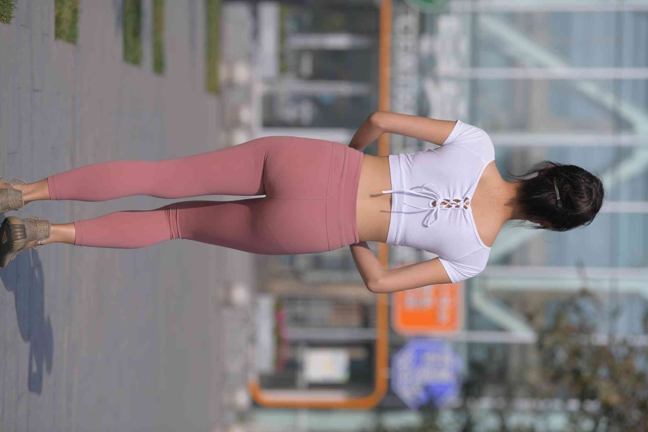 很漂亮的瑜伽裤女孩【419P】04013-图嘿嘿