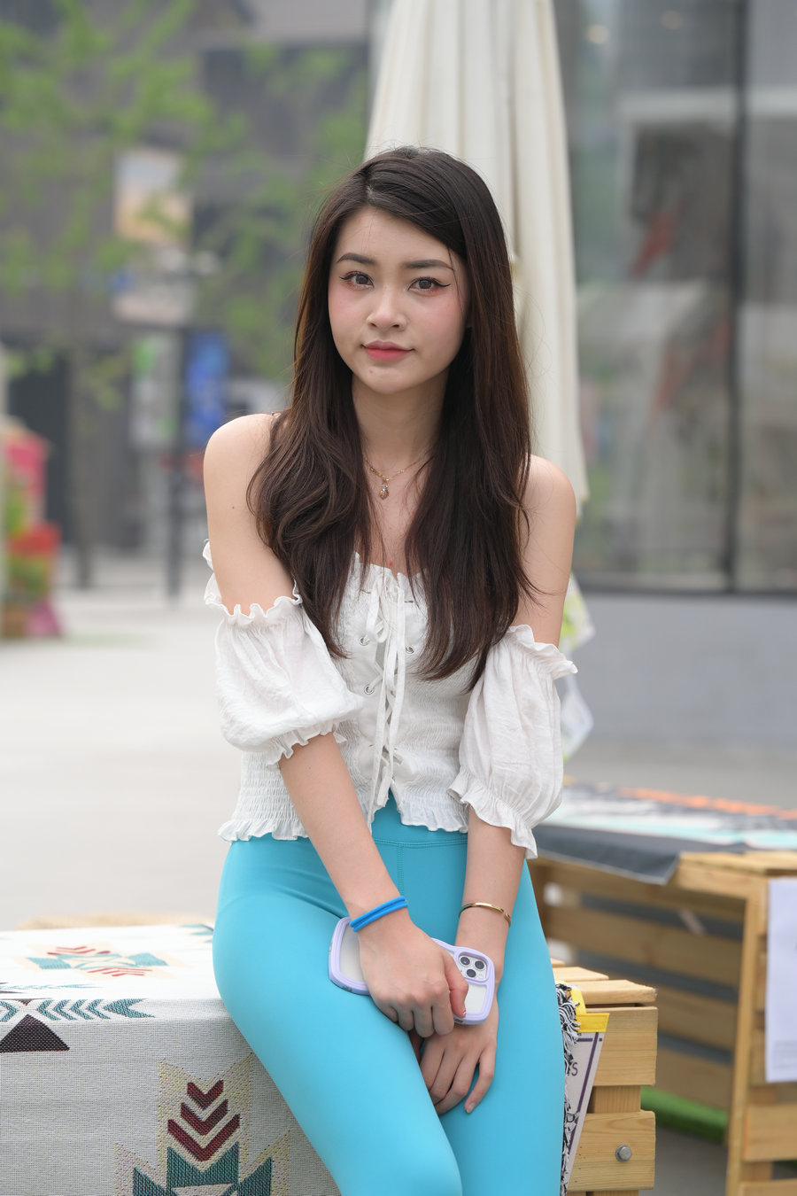 图片[2]-蓝色瑜伽裤漂亮女孩 J3299 769P-12.9GB-图嘿嘿