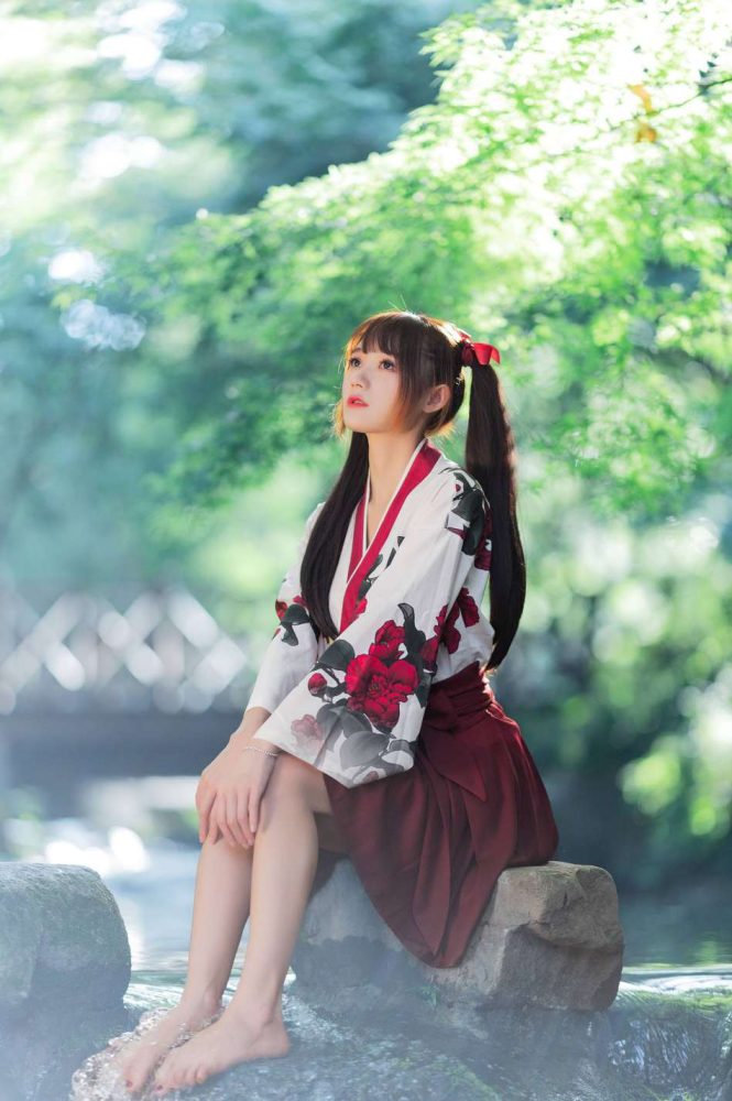 【免费】穿汉服的双马尾女孩【35P】20025-图嘿嘿