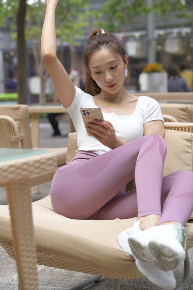 图片[6]-香芋色瑜伽裤高马尾漂亮女孩J2206 545P1V-19.1GB-图嘿嘿