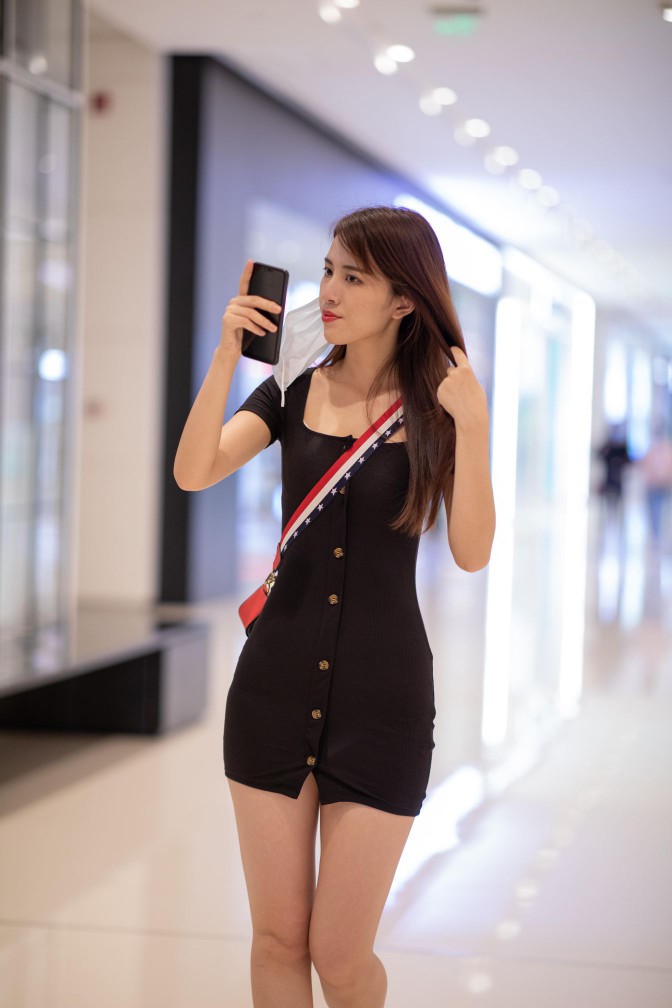 图片[3]-逛商场的黑色包臀裙美丽女孩【385P】00050-图嘿嘿