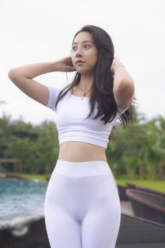 图片[2]-白色瑜伽裤柔情女孩 J1406 554P2V-21.1GB-图嘿嘿