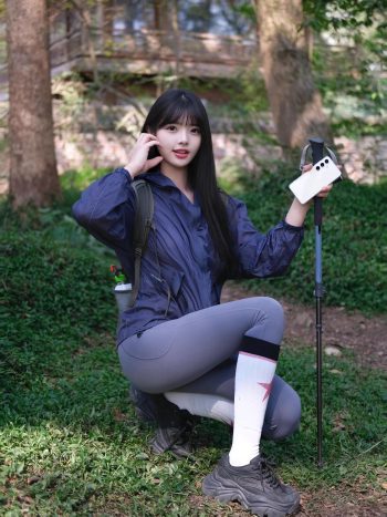 图片[6]-爱爬山的瑜伽裤MM，太甜美了！~-图嘿嘿