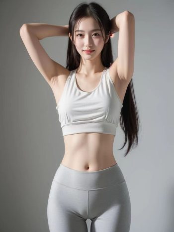 图片[3]-AI瑜伽裤清纯妹子系列图-图嘿嘿