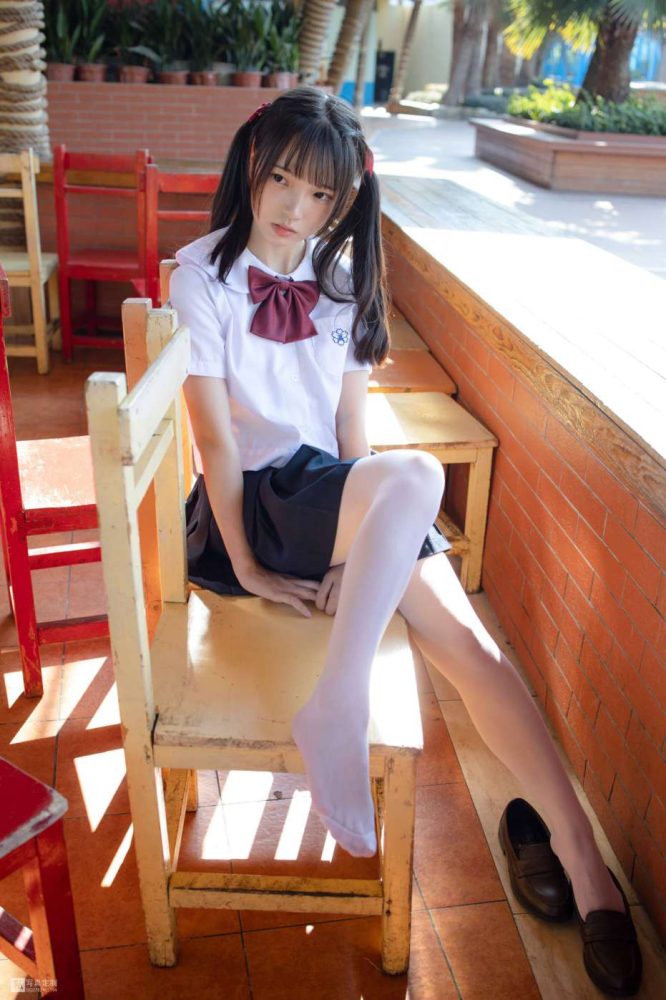 眼神好清澈的双马尾白丝女孩【75P】20019-图嘿嘿