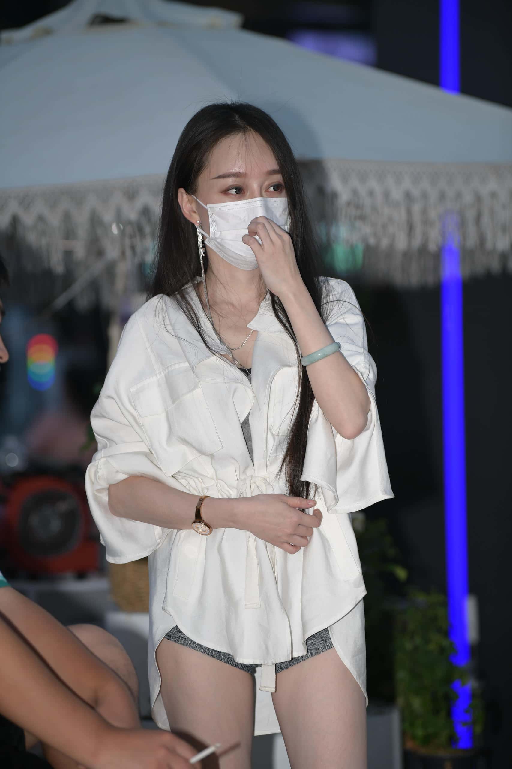 图片[1]-P4090 衬衫白裙 【78P】-图嘿嘿